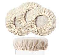 Jar Covers for Dough | Linen Fabric Elastic Fit Baking - Dough Fermentation Jar Cover | for Beginners Professionals Bakers Home Bakery Studio Dorm Apartment