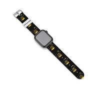 Jar Fireflies Watch Bands Replacement Silicone Straps Sport Wristbands Compatible for Apple Watch 38mm/40mm