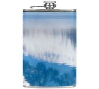 Jar Light Elegant Portable Flask for on-The-Go Refreshment - Leakproof and Durable Companion