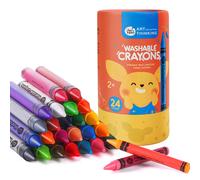 Jar Melo Washable Crayons 24 Colors