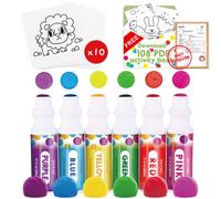 Jar Melo Washable Dot Markers 6 Colors