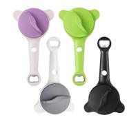 Jar Opener - 4 in 1 Multi Function Lid Twist Grip Device, Bottle Cap Turning Aid, Tin Can Top Unlock Tool, Hand Held Jar Lid Removal Helper for Kitchen Camping Bar Picnic Restaurant Apartment