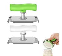 Jar Opener, Adjustable Ergonomic Lid Opener,Stainless Steel Jar Opener,2026 Multifunctional Retractable Bottle Opener, Effortless Manual Lid Openers,Ergonomic Automatic Jar Gripper,for Elderly (2pcs)