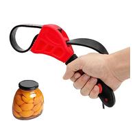Jar Opener, Adjustable Rubber Strap Wrench Belt Multifunctional Jar Lid Opener Tool for Weak Hands, Seniors, Plumbers Mechanics(Color:red)