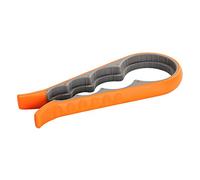 Jar Opener and Bottle Opener for Weak Hands Arthritis Elderly and Children,Non-Slip Jar Opener Grip Get Lids Off with Ease (Orange)