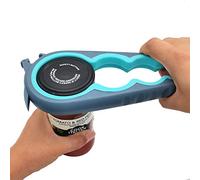 Jar Opener Bottle Opener and Can Opener for Weak Hands, Seniors with Arthritis and Anyone with Low Strength, Mutil Jar Opener Get Lids Off Easily