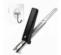 Jar Opener, Easy-Grip Can Opener for Seniors & Weak Hands, Non-Slip Bottle Lid Remover for Kitchen, Picnics, Home Use (Black 1PCS)