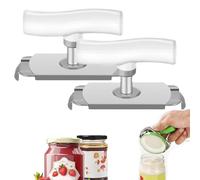 Jar Opener for Seniors with Weak Hands, 2pcs Adjustable Can Jar Opener Bottle Lid Gripper, Adjustable Lid Remover Tool for Jars & Bottles, Time Saving, Simple Jars Openers Gripper
