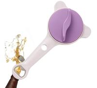 Jar Opener for Those with Weak Hands, 4 Functions in 1 Can Opener and Jar Opener, Tool for Opening Jars and Bottles in the Kitchen, Picnic, Kitchen, Camping, Bar, Apartment, Do