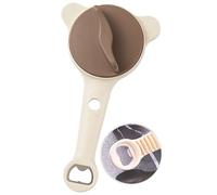 Jar Opener for Weak Hands, Adjustable Bottle Openers for Arthritic Hands, Jar Gripper Tight Lid Opener Multifunctional Bottle Openers Ergonomic Kitchen Tool for Elderly and Weak Hands (Khaki 1pcs)