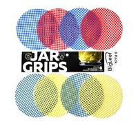 Jar Opener Gripper Pad, Jar Grippers For Opening Jars For Opening Bottles, Cans Lids, 8 Multi Purpose Manual Silicone Grip Pads, 5.5" Round By Bigleef