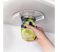 Jar Opener, Ideal Bottle Opener, Easy Grip Jar Opener & Under Cabinet Lids Opener Effortless to Unscrew Any-Sized Caps, Jar Opener for Seniors Essential Kitchen Gadgets for Weak Hands or Arthritis