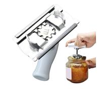 Jar Opener - Lids Remover for Can, Stainless Steel Build with Easy Storage, Kitchen Tool for Home, Apartment, Counter, Beverage, Drinks, Beer, Soda, Party 4.33x3.15x1.97 Inches