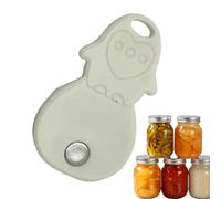Jar Opener - Magnetic Bottle Lid Remover Tool, Easy Vacuum Seal Breaker, Ergonomic Canning Lid Lifter, Compact Grip Helper Kitchen Accessory | Elderly Seniors Home Cooking Food Storage Pantry