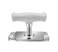 Jar Opener Tool - 4.05 Inch Heavy Duty Handle | Adjustable Lid Opener for Weak Hands - Stainless Steel ABS, 100g, Non-Slip Handle, Ideal for Seniors, Children at Home, Kitchen, Camping, Travel