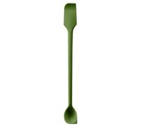 Jar Spatula Long Handle - Silicone Kitchen Scraper, Headed Tool, Non Stick Utensil, Heat Resistant Cooking Accessory, Smooth Flexible Baking Mixer | for Spreading Butter Mixing Sauces Frosting