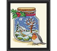 JAR - WINTER - Counted Cross Stitch Kit: Winter Jar - Orchidea