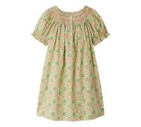 Jarah Liberty Organic Cotton Smocked Dress Ecru 6 years