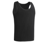 JARAZIN Tomboy Transgender Lesbian FTM Cotton Long Elastic band Built-in Chest Binder, Black 1, 3XL