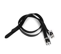 Jarchii Stainless Steel Horse Buckle Horse Stirrup Belt, 1 Pair Stirrup Leathers Stirrup Belt, for Horse