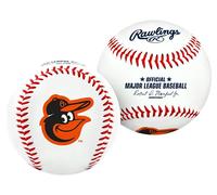Jarden Sports Licensing Rawlings MLB Baltimore Orioles Team Logo Baseball, White, 1