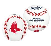 Rawlings MLB Boston Red Sox Team Logo Baseball, Official, White