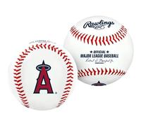 Rawlings MLB Los Angeles Angels of Anaheim Team Logo Baseball, Official, White