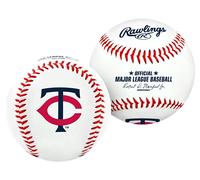 Jarden Sports Licensing Rawlings MLB Minnesota Twins Team Logo Baseball, White, 1
