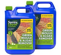 Jarder 2 X 5L Spray & Leave Ready To Use Patio Cleaner - Removes Green Mould And Algae - No Mixing Required - 80Sqm Coverage