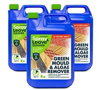 Jarder 3 x 5 Litre Concentrate Spray & Leave Cleaner - Patio Fencing Decking - Green Mould & Algae Remover