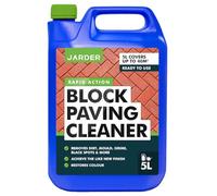 Jarder Block Paving Cleaner 5L - Elimimates Black Spot, Lichen, Dirt, Grime, Mould and More - Protects against Cracking - Restores Colour