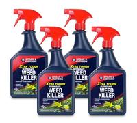 Jarder Glyphosate Xtra Tough Weed Killer - Kills Weeds at the Roots - Ready to Use Strong Formula 1/3L (4, 1L)