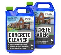 Jarder Heavy Duty Concrete Cleaner 2 x 5L - Industrial Cleaning Formula - Deep Cleans Dirt, Mould, Grime, Black Spots and More - Rejuvenates Tired Patios, Paths and Driveways - 80sqm Coverage