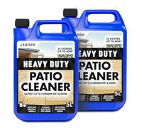 Jarder Heavy Duty Patio Cleaner 2 x 5L - Heavy Duty Formula - Deep Cleans Dirt, Mould, Grime, Black Spots and More - Rejuvenates Tired Patios - 80sqm Coverage