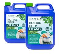 Jarder Hot Tub Filter Cleaner 10L - Improves Filtration and Performance - Overnight Soak - 20 Uses - Suitable for Pool Filters