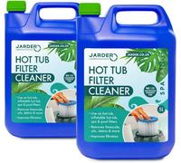 Jarder Hot Tub Filter Cleaner 10L - Improves Filtration and Performance - Overnight Soak - 20 Uses - Suitable for Pool Filters