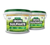 Jarder Iron Sulphate 2.5Kg X 2 - Boosts Grass Growth, Colour And Strength - Lawn Fertiliser