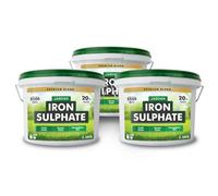 Jarder Iron Sulphate 2.5Kg X 3 - Boosts Grass Growth, Colour And Strength - Lawn Fertiliser