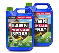 Jarder Lawn Weed Killer Spray 2 x 5L - Kills Weeds not Grass - Kills Weeds at the Root - Covers 500m2 - Ready to Use Strong Formula