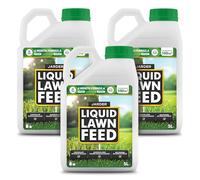 Jarder Liquid Lawn Feed and Fertiliser 3 x 5L - Boosts Lawn Colour, Grass Growth and Rigidity - Effects Lasts 6 Months - Covers up to 300m2