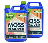 Jarder Moss Remover for Hard Surfaces 5L - Super Mix Strength Formula - Use on Concrete, Tarmac, UPVC, Block Paving, Indian Sandstone & More - Advanced Formula - 5L Covers 120m2 (2)