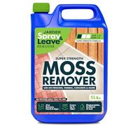 Jarder Moss Remover for Hard Surfaces 5L - Super Mix Strength Formula - Use on Concrete, Tarmac, UPVC, Block Paving, Indian Sandstone & More - Advanced Formula - 5L Covers 120m2 (1)