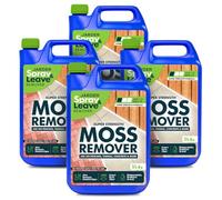Jarder Moss Remover for Hard Surfaces 5L - Super Mix Strength Formula - Use on Concrete, Tarmac, UPVC, Block Paving, Indian Sandstone & More - Advanced Formula - 5L Covers 120m2 (4)