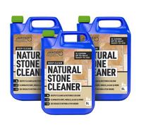 Jarder Natural Stone Cleaner 3 X 5L - Safe For Use On Sandstone And Natural Stone - Removes Dirt, Mould & Black Spots