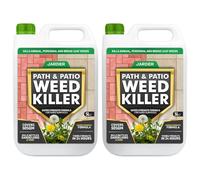 Jarder Path and Patio Weed Killer 2 x 5L - Kills Weeds in 24 hours - Kills Nettles, Dandelions and Annual Weeds on Hard Surfaces - Glyphosate Free - 2 x 5L covers 100m2