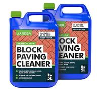 Jarder Rapid Action Block Paving Cleaner 2 x 5L - Elimimates Black Spot, Lichen, Dirt, Grime, Mould and More - Protects against Cracking - Restores Colour
