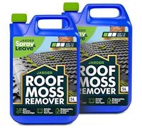 Jarder Roof Moss Remover 2 x 5L - Super Mix Strength Formula - Safe for Use on all Roof Types - Removes Algae and Mould - Covers 240m2