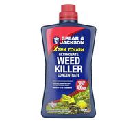 Jarder Spear and Jackson Glyphosate Weed Killer 1L - Concentrated Weed Killing Formula - Kills Weeds at the Root - Covers 400m2