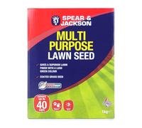 Jarder Spear And Jackson Lawn Seed 1Kg - Fast Germination - 1Kg Covers 40M2