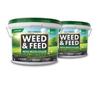 Jarder Weed And Feed Lawn Treatment 2 X 3Kg - Kills Weeds And Moss In Grass